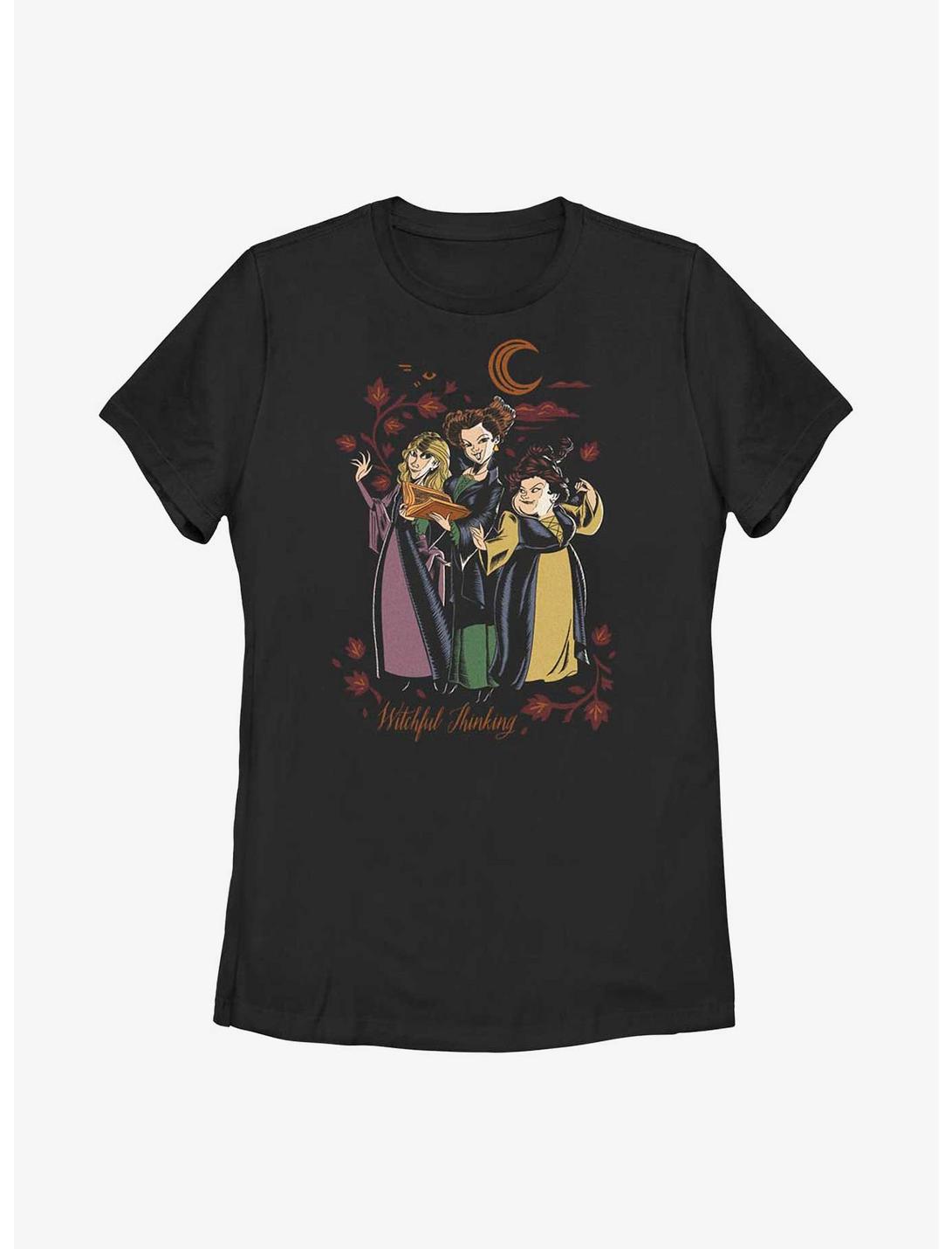 Disney Hocus Pocus 2 Witchful Thinking Sisters Womens T-Shirt, BLACK, hi-res