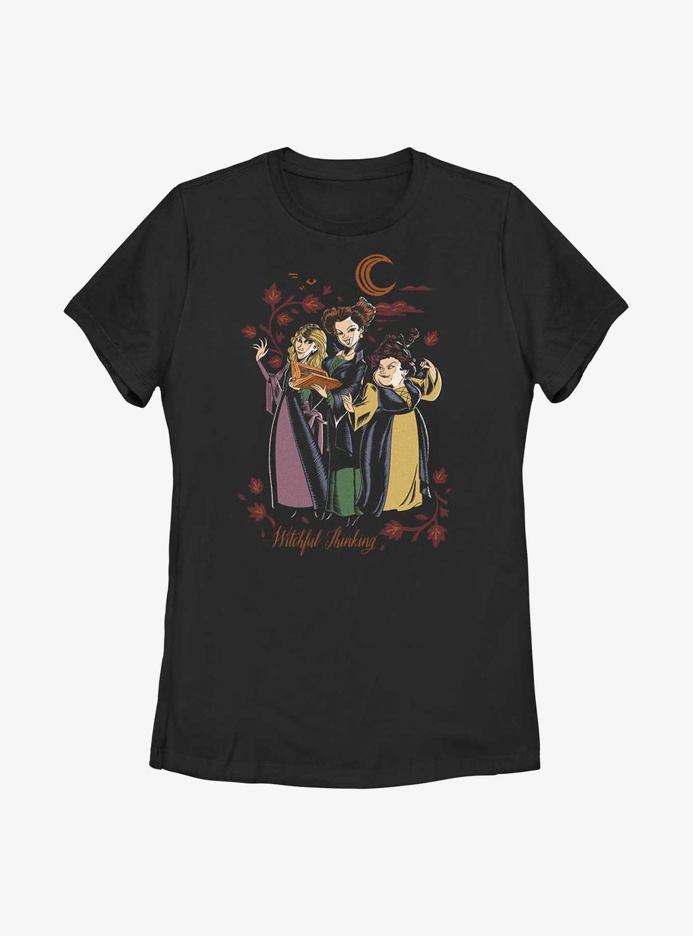 Disney Hocus Pocus 2 Witchful Thinking Sisters Womens T-Shirt, BLACK, hi-res