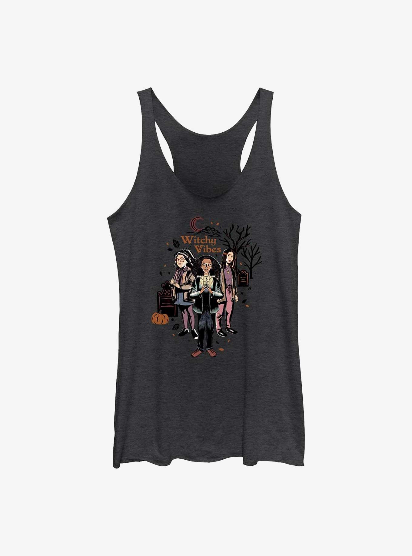 Disney Hocus Pocus 2 Witchy Vibes Womens Tank Top, BLK HTR, hi-res