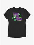 Marvel Hulk And She-Hulk Teach Me How To Hulk Womens T-Shirt, BLACK, hi-res