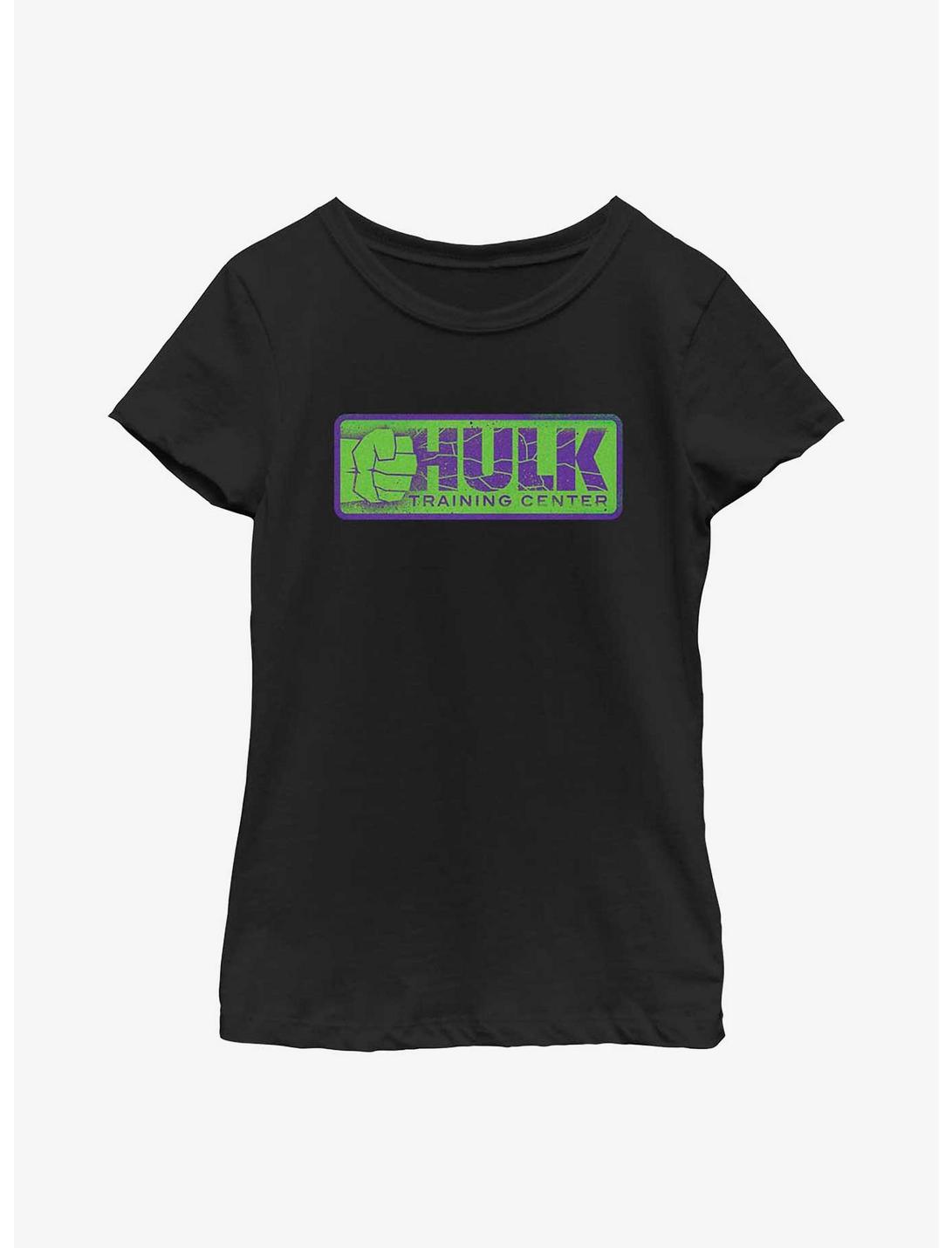 Marvel Hulk Training Center Youth Girls T-Shirt, BLACK, hi-res