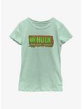 Marvel Hulk Tropical Training Center Youth Girls T-Shirt, MINT, hi-res