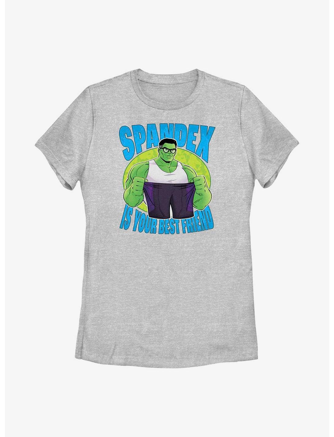 Marvel Hulk Spandex Is Your Best Friend Womens T-Shirt, ATH HTR, hi-res