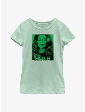 Marvel She-Hulk Attorney At Law Poster Portrait Youth Girls T-Shirt, , hi-res