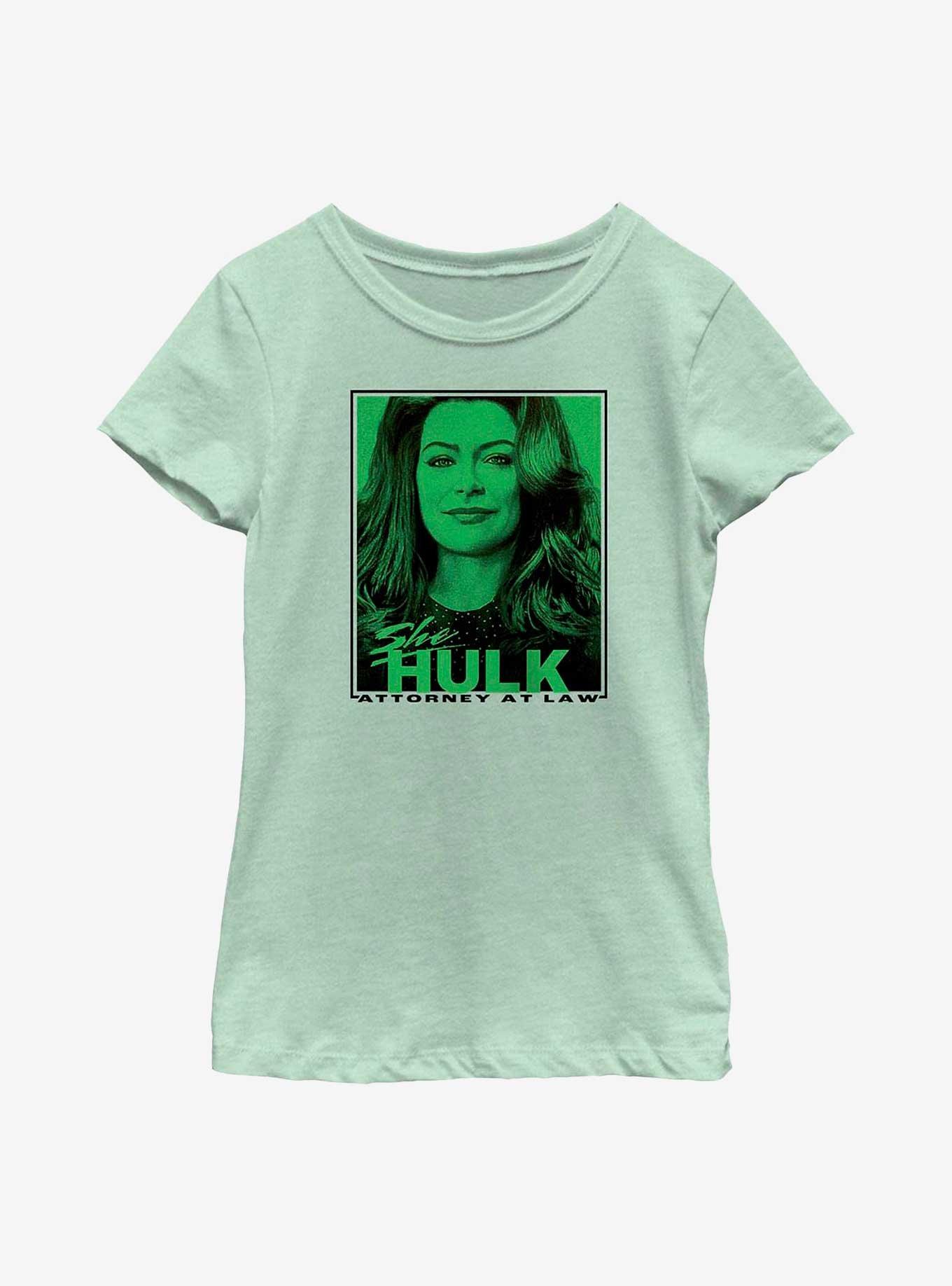 Marvel She-Hulk Attorney At Law Poster Portrait Youth Girls T-Shirt, , hi-res
