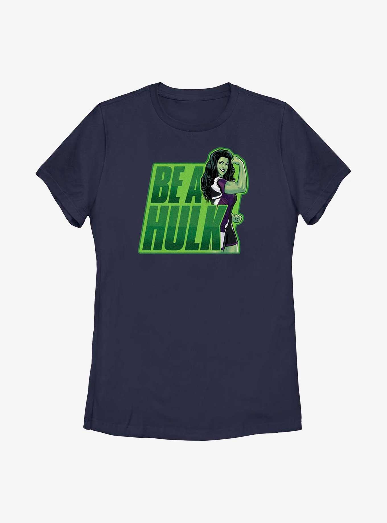 Marvel She-Hulk Be A Hulk Womens T-Shirt, NAVY, hi-res