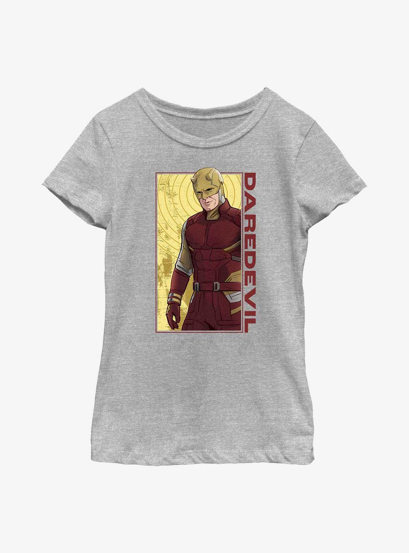 Marvel She-Hulk Daredevil Portrait Youth Girls T-Shirt, ATH HTR, hi-res