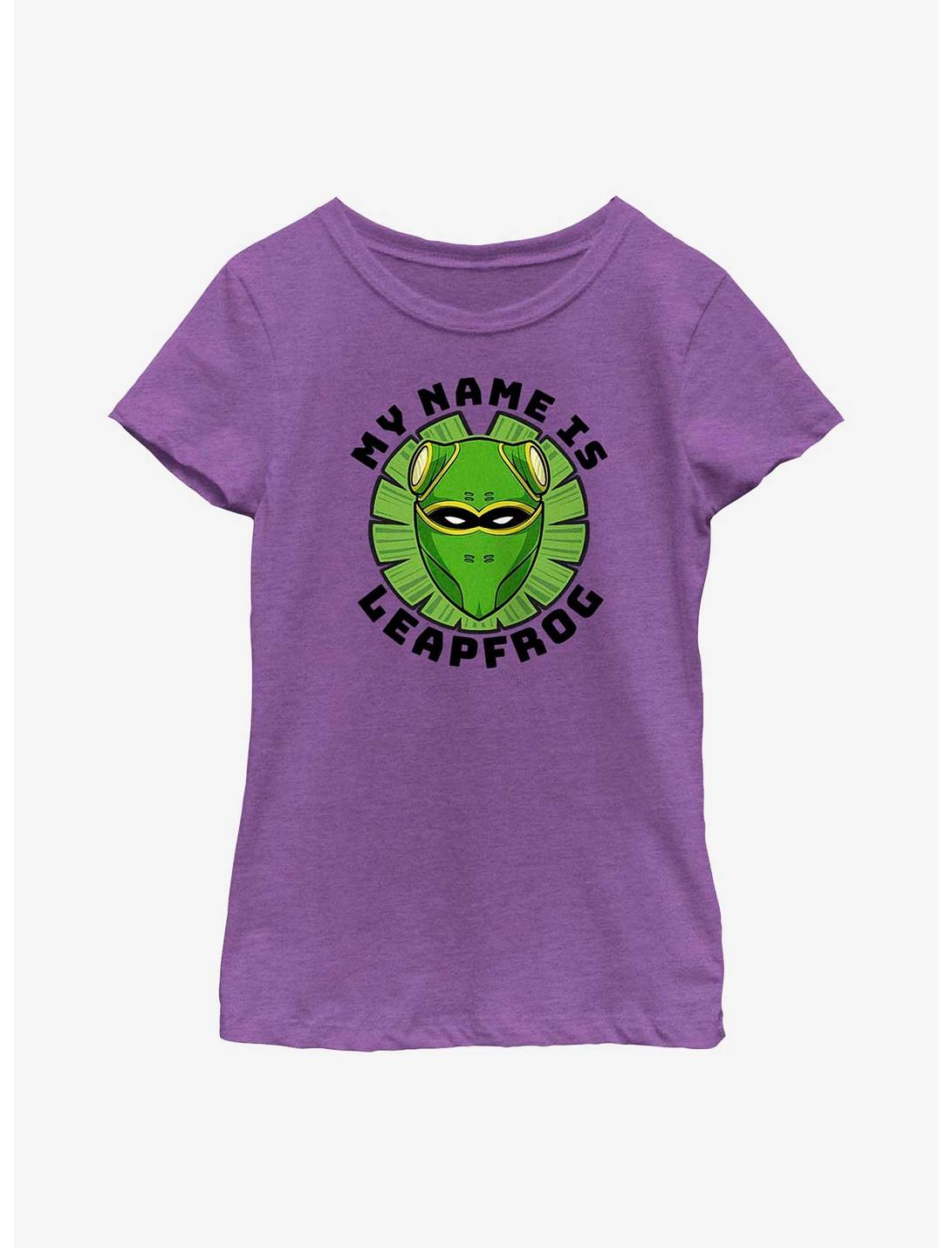 Marvel She-Hulk My Name Is Leapfrog Youth Girls T-Shirt, PURPLE BERRY, hi-res