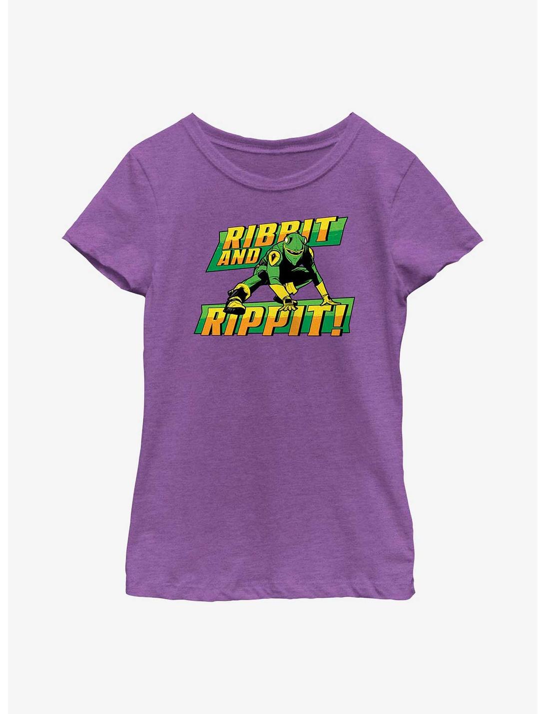 Marvel She-Hulk Ribbit And Rippit Leap-Frog Youth Girls T-Shirt, PURPLE BERRY, hi-res