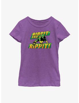 Marvel She-Hulk Ribbit And Rippit Leap-Frog Youth Girls T-Shirt, , hi-res
