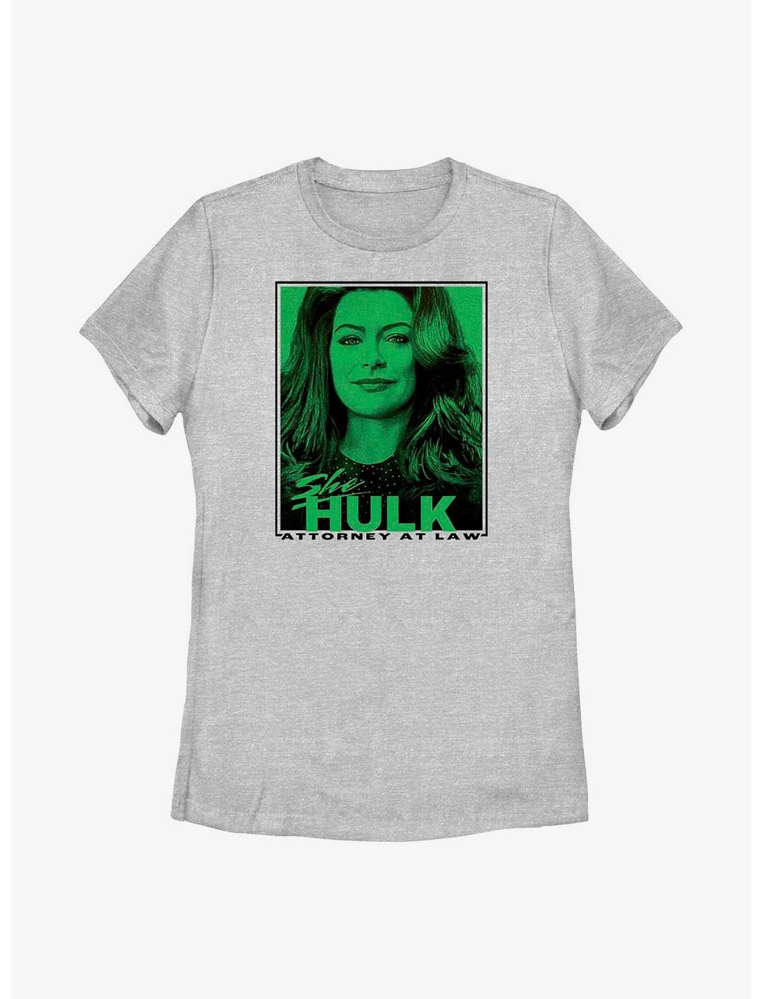Marvel She-Hulk Attorney At Law Poster Portrait Womens T-Shirt, ATH HTR, hi-res