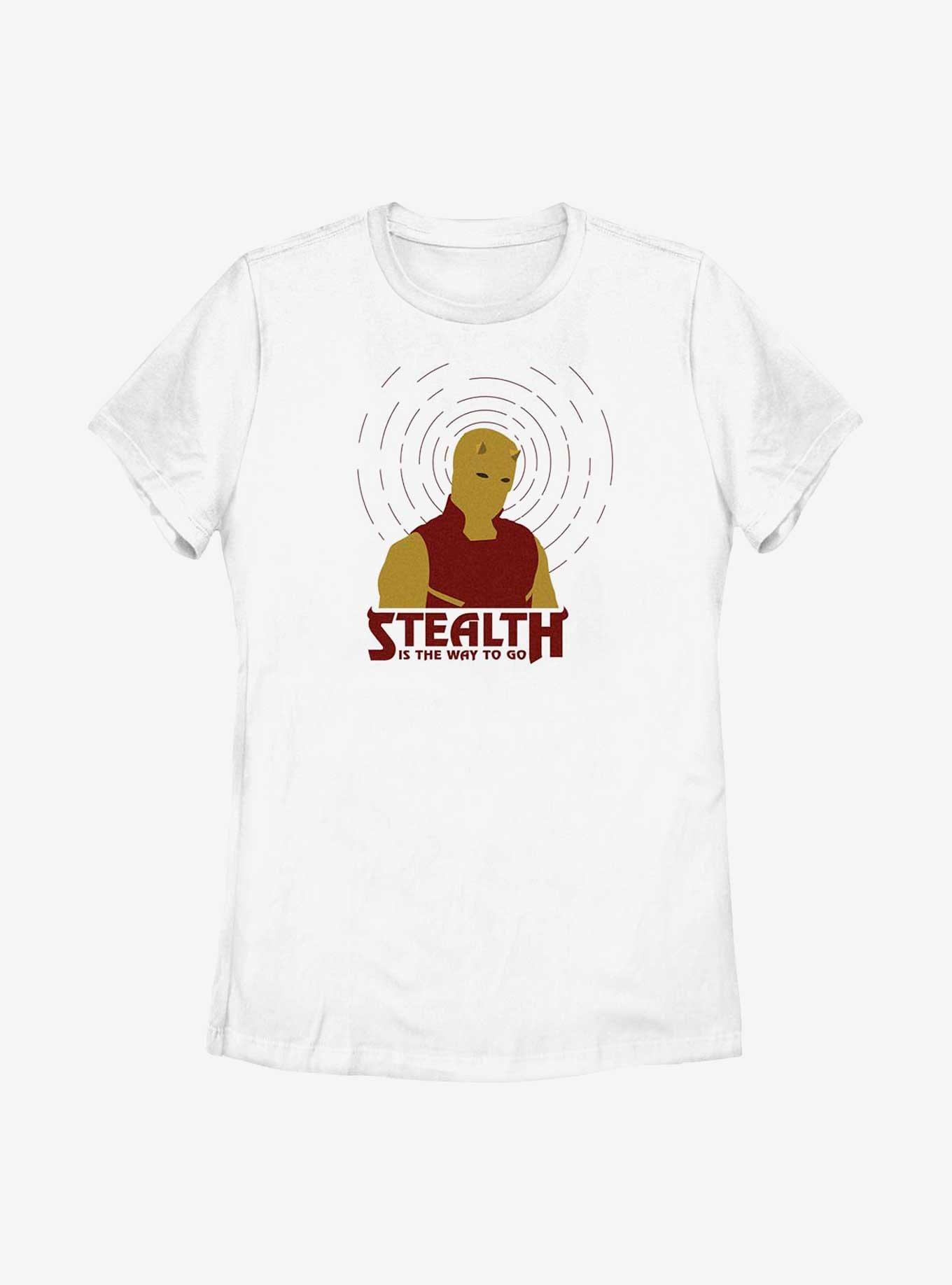 Marvel She-Hulk Daredevil Stealth Is The Way Womens T-Shirt, WHITE, hi-res