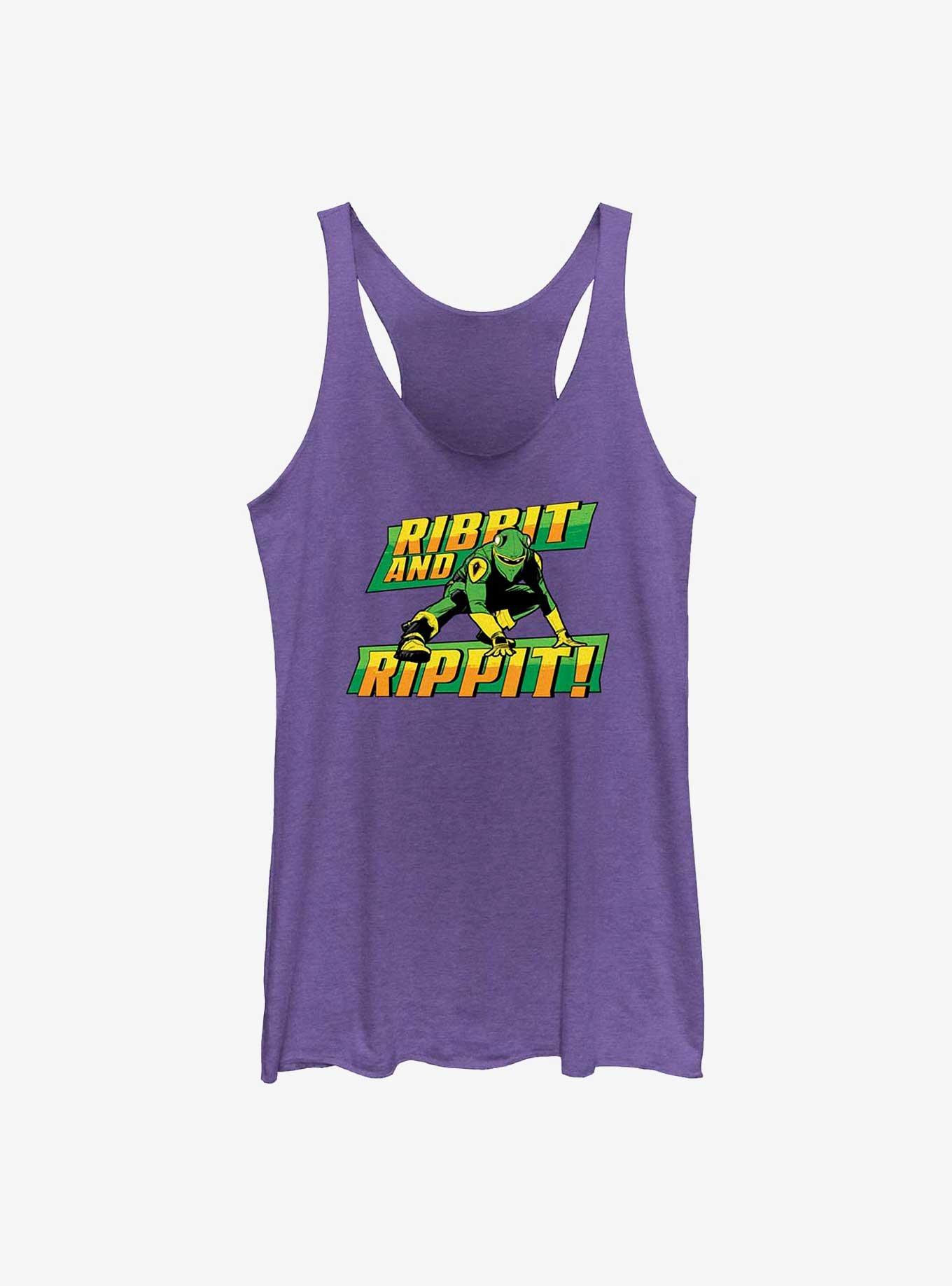 Marvel She-Hulk Ribbit And Rippit Leap-Frog Womens Tank Top, PUR HTR, hi-res