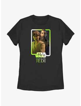 Star Wars: Tales of the Jedi Master and Apprentice Count Dooku and Qui-Gon Jinn Womens T-Shirt, , hi-res