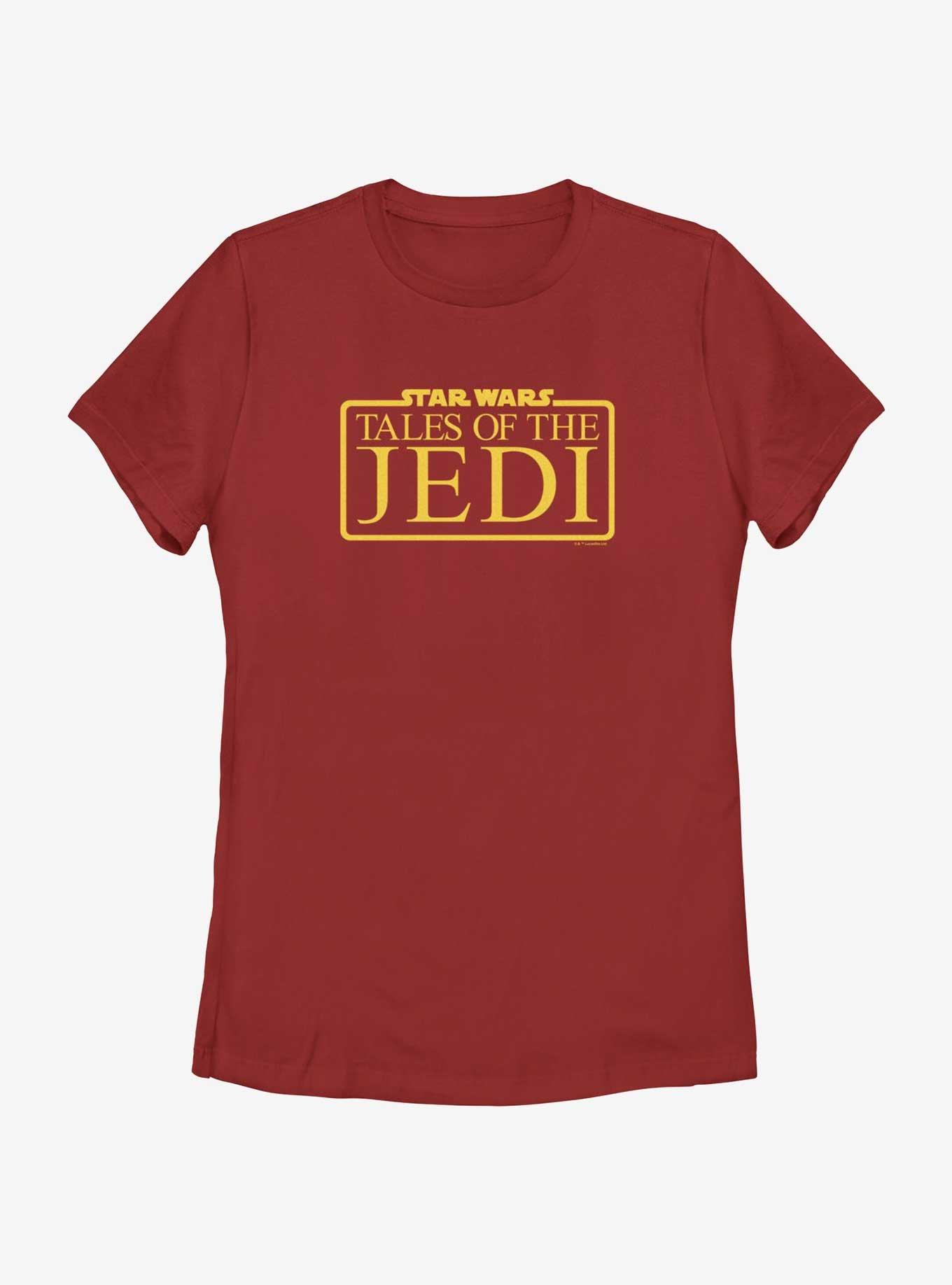 Star Wars: Tales of the Jedi Logo Womens T-Shirt, RED, hi-res