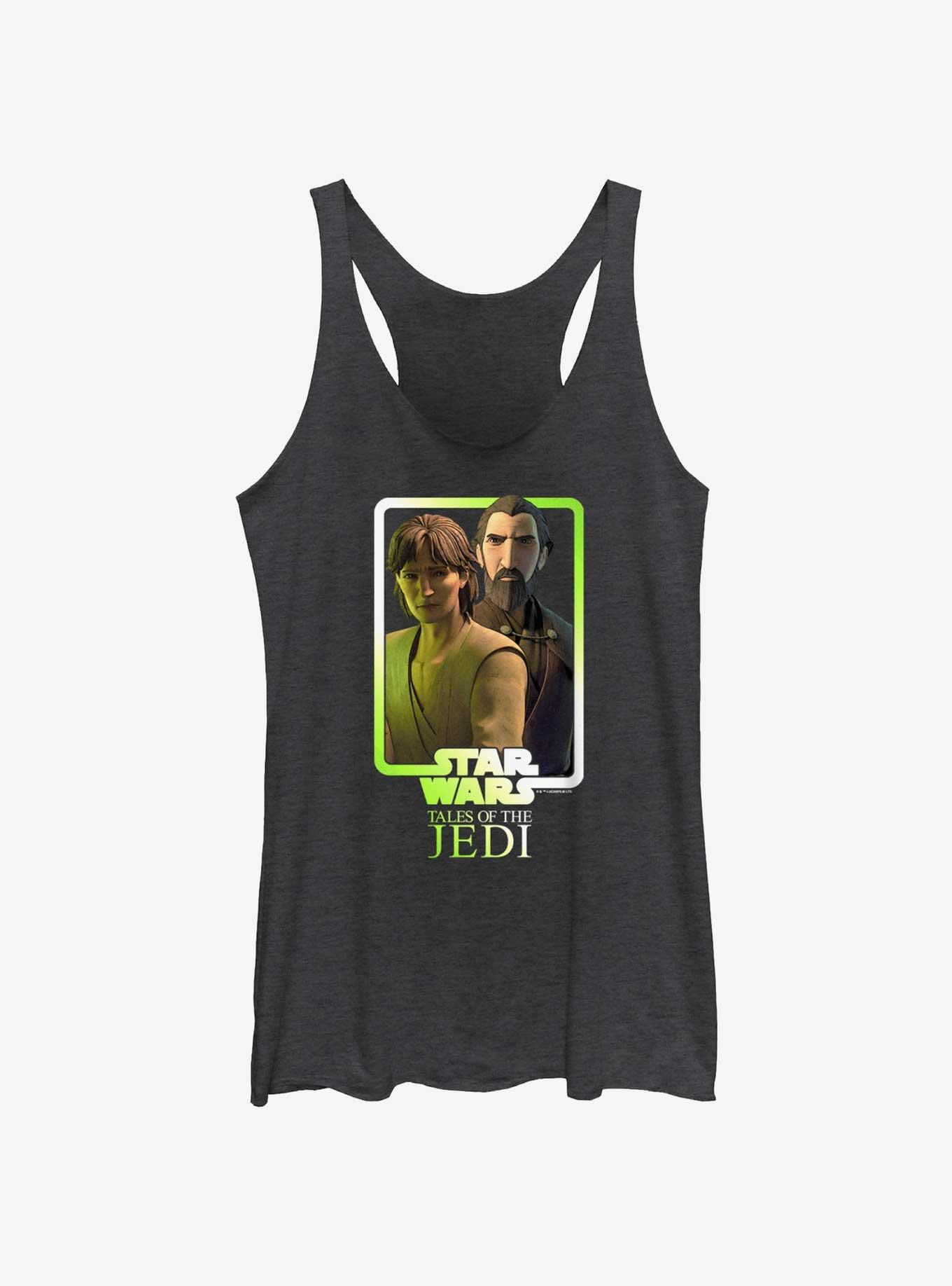 Star Wars: Tales of the Jedi Master and Apprentice Count Dooku and Qui-Gon Jinn Womens Tank Top, , hi-res