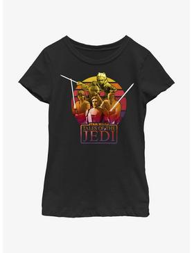 Star Wars: Tales of the Jedi Sunset Group Youth Girls T-Shirt, , hi-res