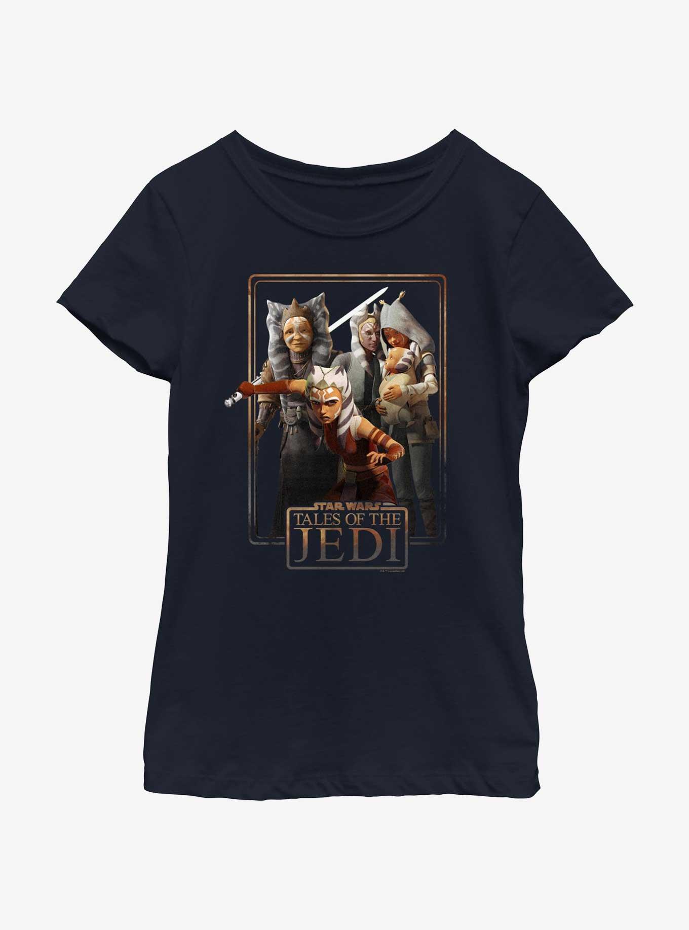 Star Wars: Tales of the Jedi Togruta Family Poster Youth Girls T-Shirt, , hi-res