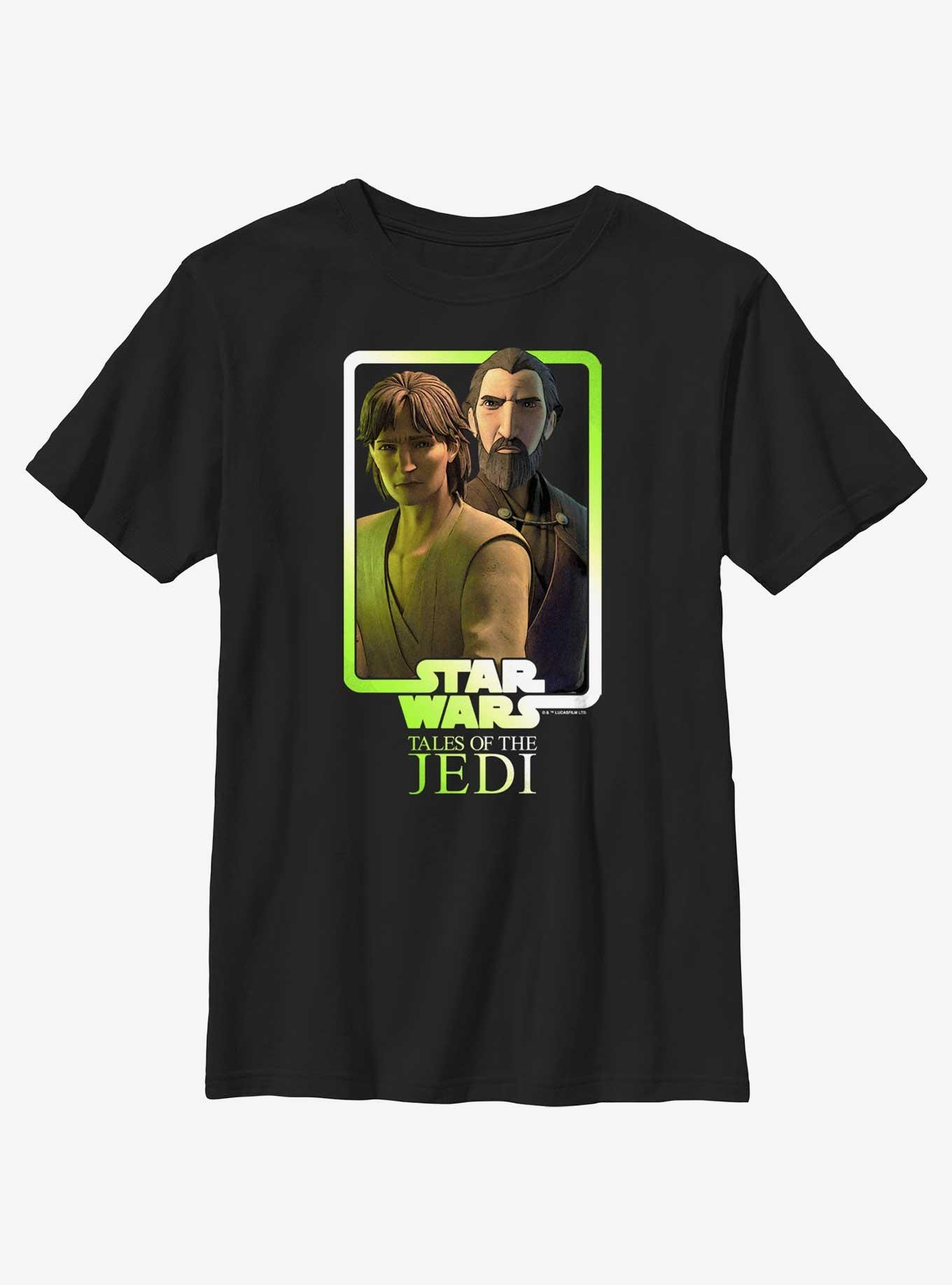 Star Wars: Tales of the Jedi Master and Apprentice Count Dooku and Qui-Gon Jinn Youth T-Shirt, , hi-res