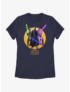 Star Wars: Tales of the Jedi Count Dooku, Qui-Gon Jinn, and Mace Windu Womens T-Shirt, , hi-res
