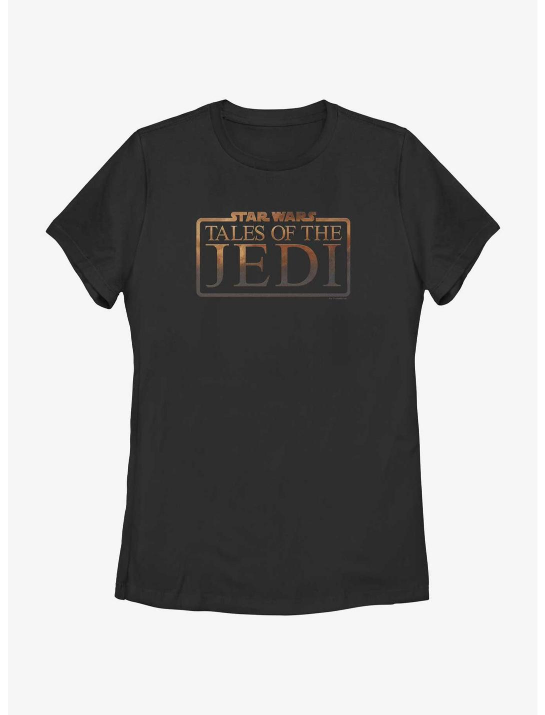 Star Wars: Tales of the Jedi Logo Womens T-Shirt, BLACK, hi-res