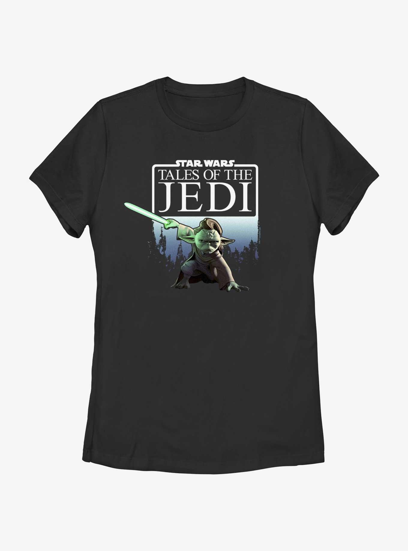 Star Wars: Tales of the Jedi Yaddle Womens T-Shirt, BLACK, hi-res