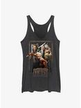 Star Wars: Tales of the Jedi Togruta Family Poster Womens Tank Top, BLK HTR, hi-res
