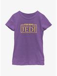 Star Wars: Tales of the Jedi Logo Youth Girls T-Shirt, PURPLE BERRY, hi-res
