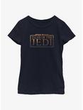 Star Wars: Tales of the Jedi Logo Youth Girls T-Shirt, NAVY, hi-res
