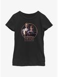 Star Wars: Tales of the Jedi Obi-Wan Kenobi and Anakin Skywalker Youth Girls T-Shirt, BLACK, hi-res