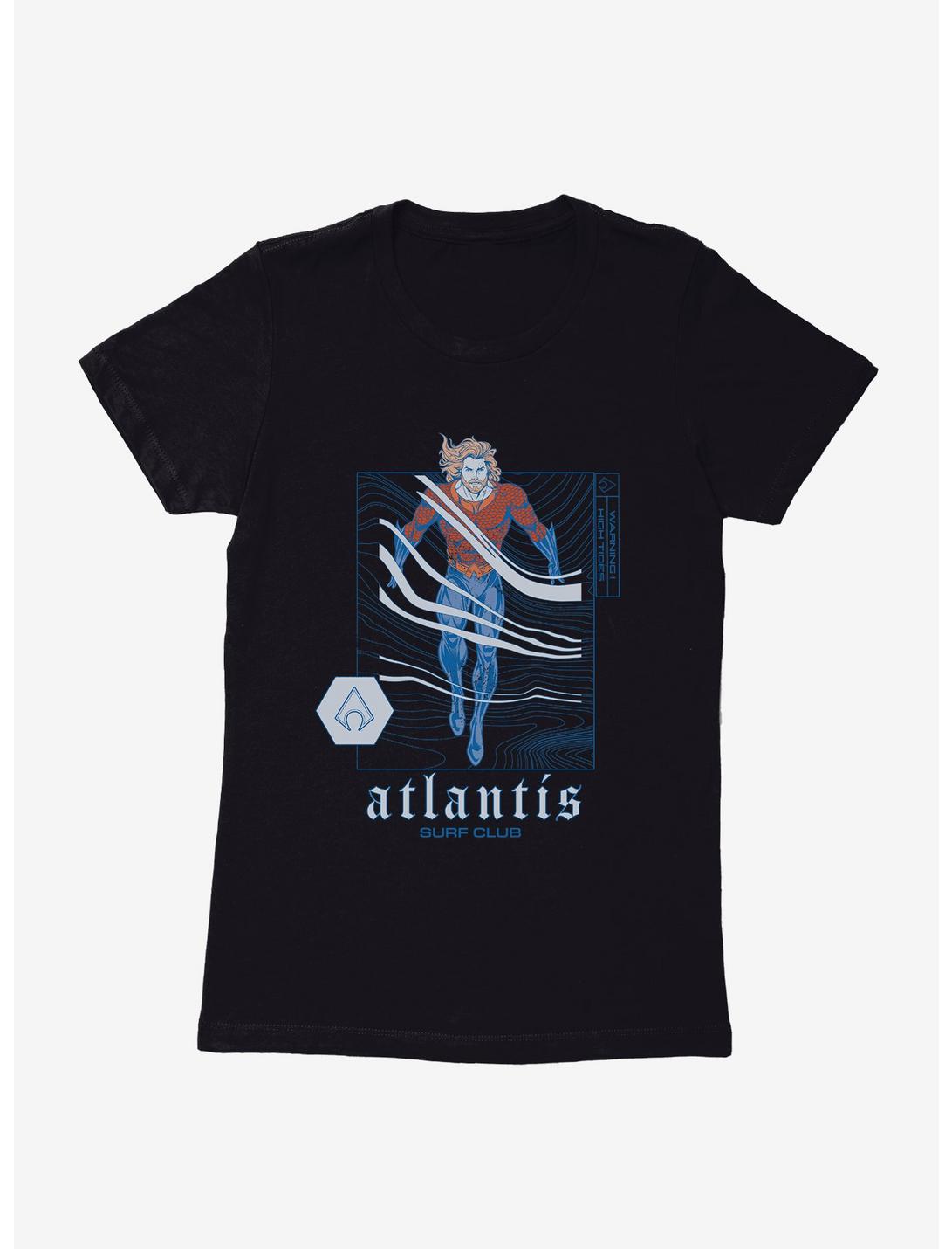 DC Comics Aquaman Classic Atlantis Surf Club Womens T-Shirt, , hi-res