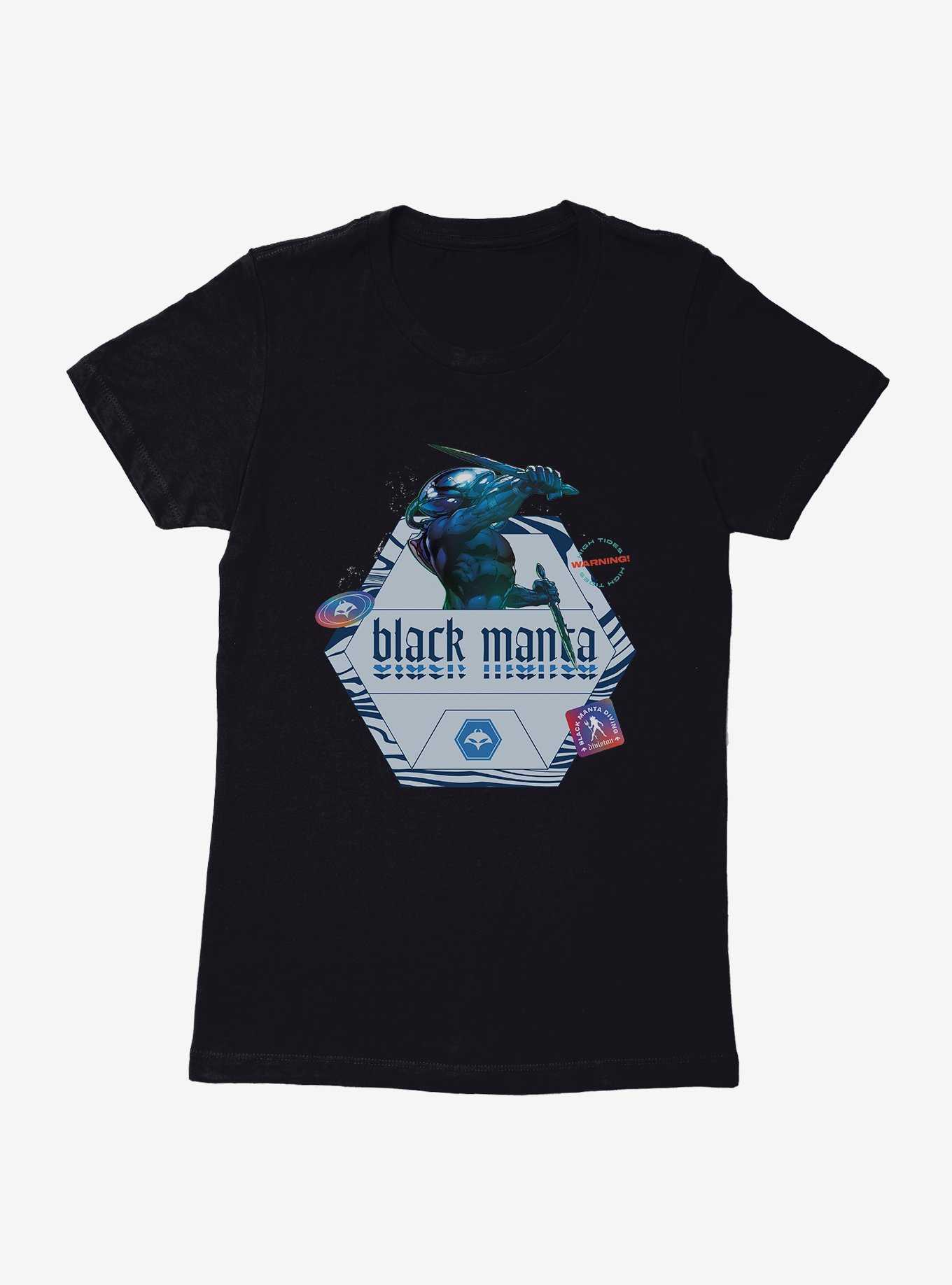 DC Comics Aquaman Classic Black Manta Diving Division Womens T-Shirt, , hi-res