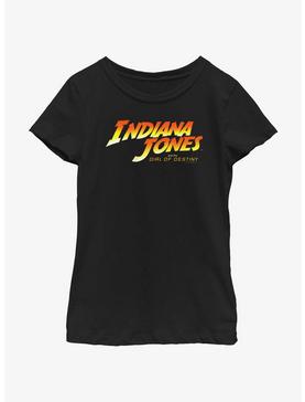 Indiana Jones And The Dial Of Destiny Logo Youth Girls T-Shirt, , hi-res