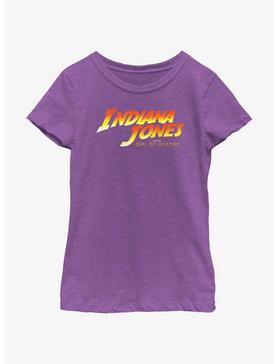 Indiana Jones And The Dial Of Destiny Logo Youth Girls T-Shirt, , hi-res