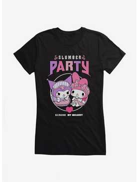 My Melody & Kuromi Metal Slumber Party Girls T-Shirt, , hi-res