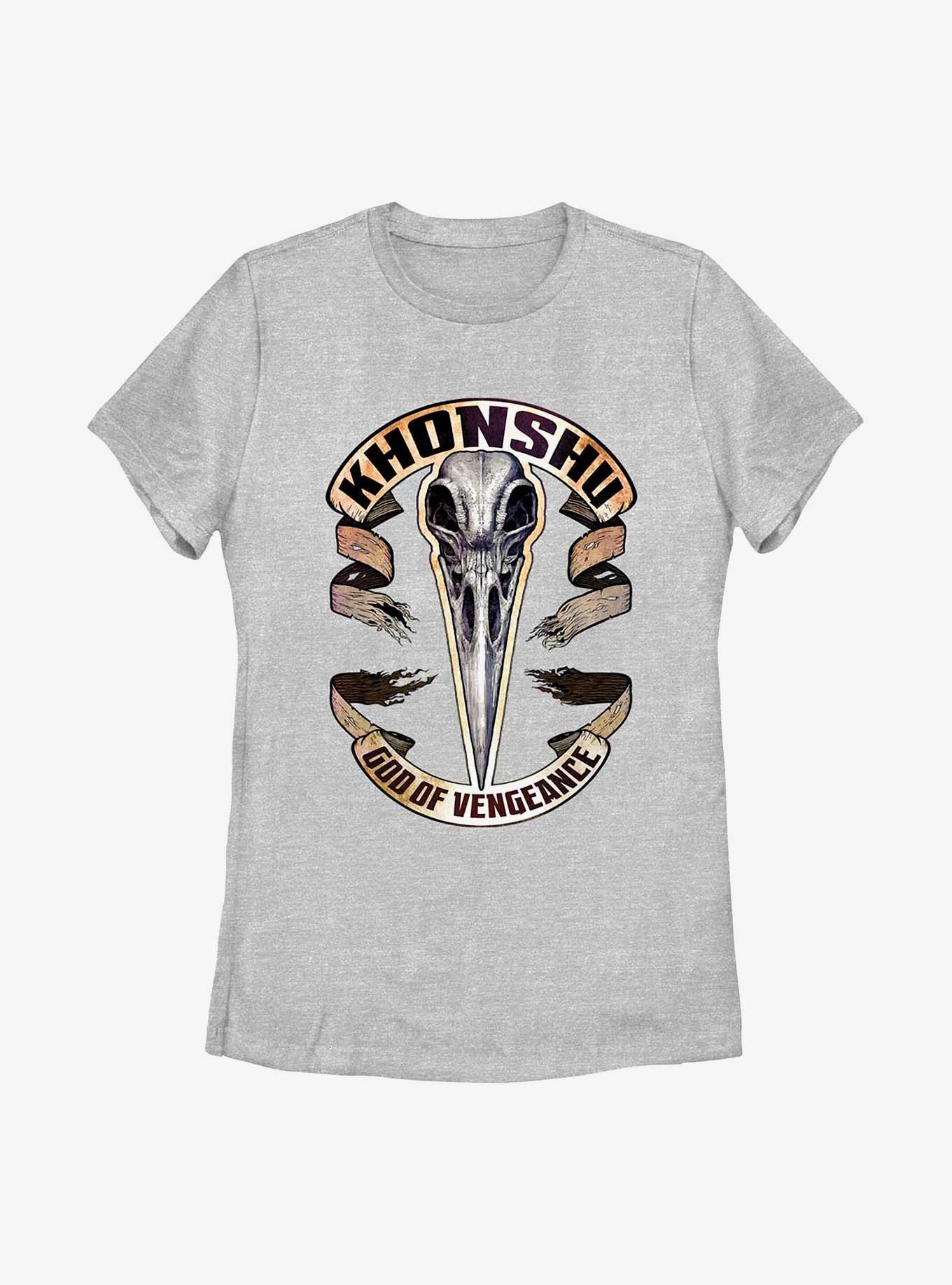 Marvel Moon Knight Khonshu God Of Vengeance Womens T-Shirt, ATH HTR, hi-res