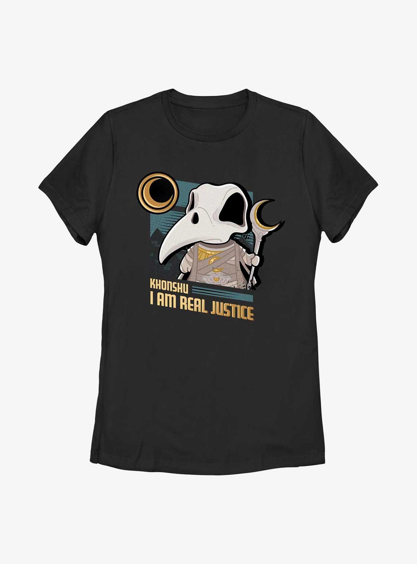 Marvel Moon Knight Khonshu I Am Real Justice Womens T-Shirt, , hi-res
