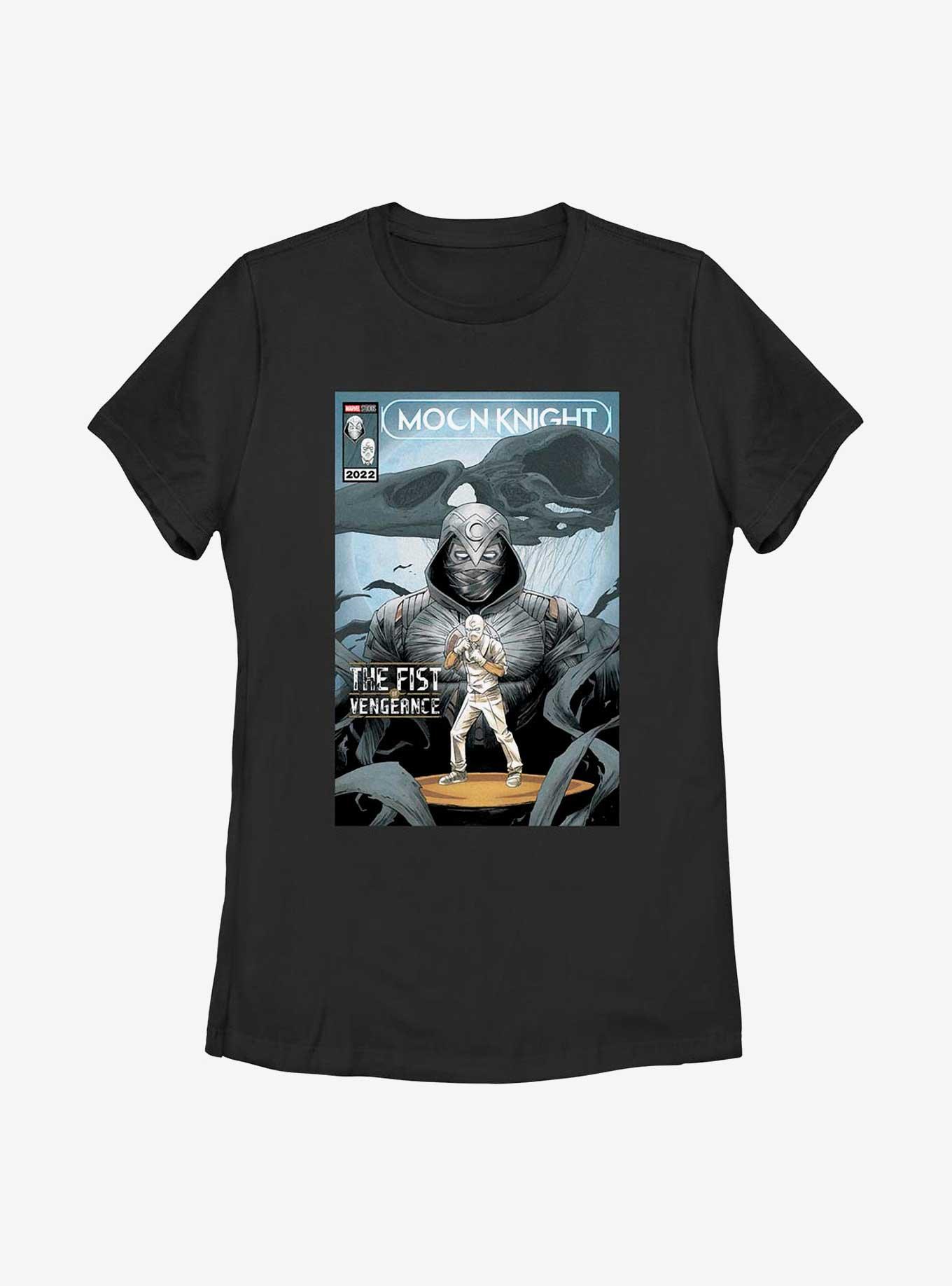 Marvel Moon Knight The Fist Of Vengeance Comic Cover Womens T-Shirt, , hi-res