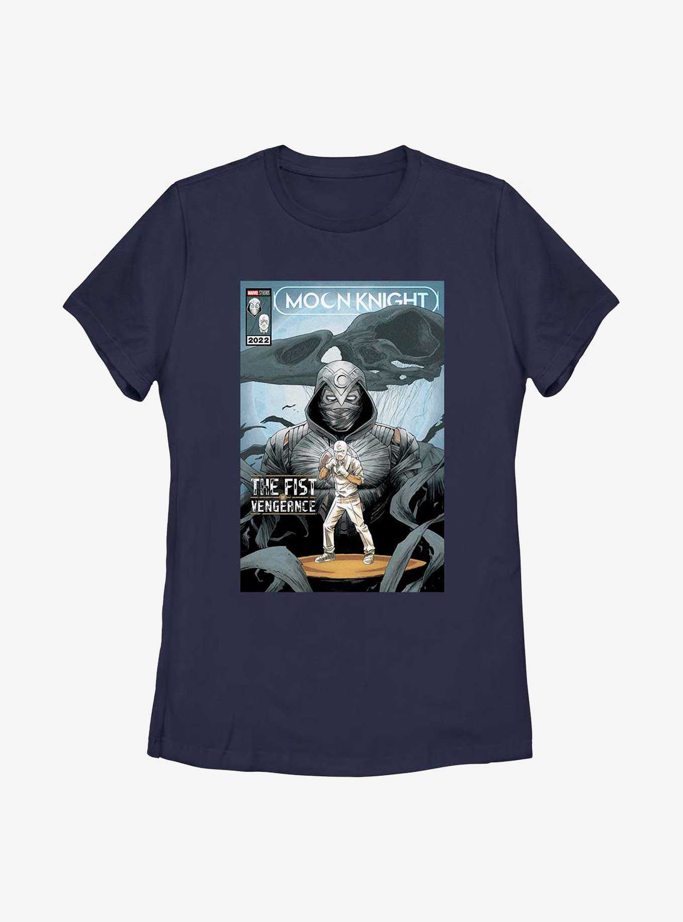 Marvel Moon Knight The Fist Of Vengeance Comic Cover Womens T-Shirt, , hi-res