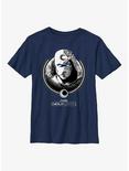 Marvel Moon Knight Dual Moon Head Youth T-Shirt, NAVY, hi-res