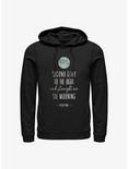 Disney Peter Pan Second Start To The Right Hoodie, BLACK, hi-res
