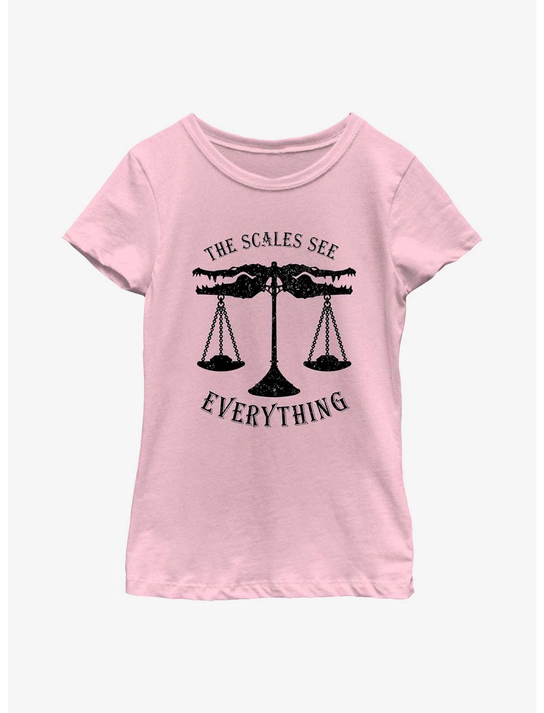 Marvel Moon Knight The Scales See Everything Youth Girls T-Shirt, PINK, hi-res