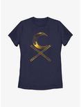Marvel Moon Knight Moon Baton Glyphs Womens T-Shirt, NAVY, hi-res