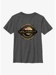 Marvel Moon Knight Icon Logo Youth T-Shirt, CHAR HTR, hi-res