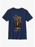 Marvel Moon Knight Khonshu Statue Youth T-Shirt, NAVY, hi-res