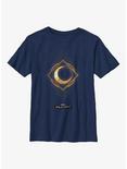Marvel Moon Knight Moon Glyphs Youth T-Shirt, NAVY, hi-res