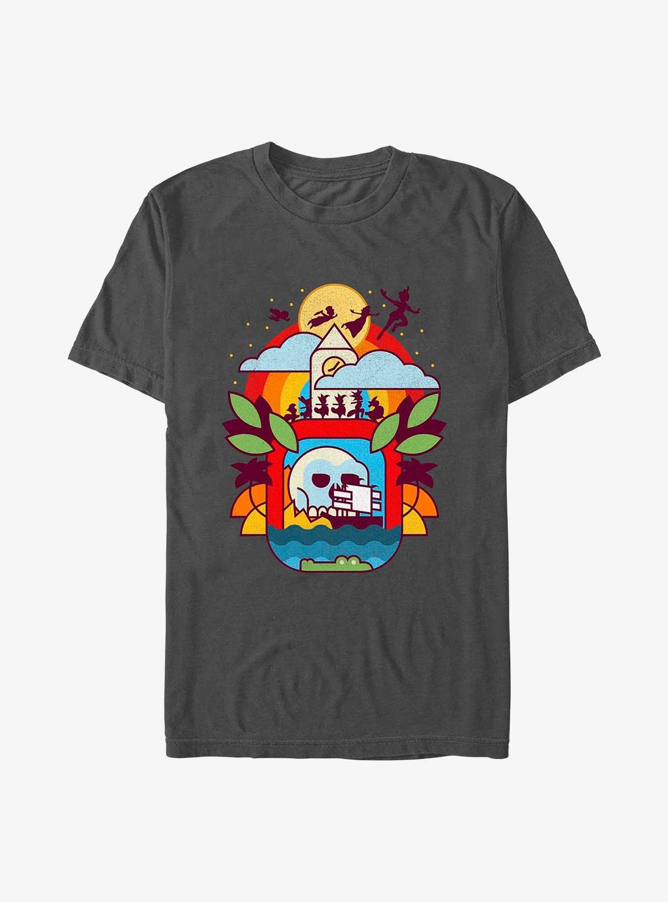 Disney Peter Pan Geometric Never Land T-Shirt, , hi-res