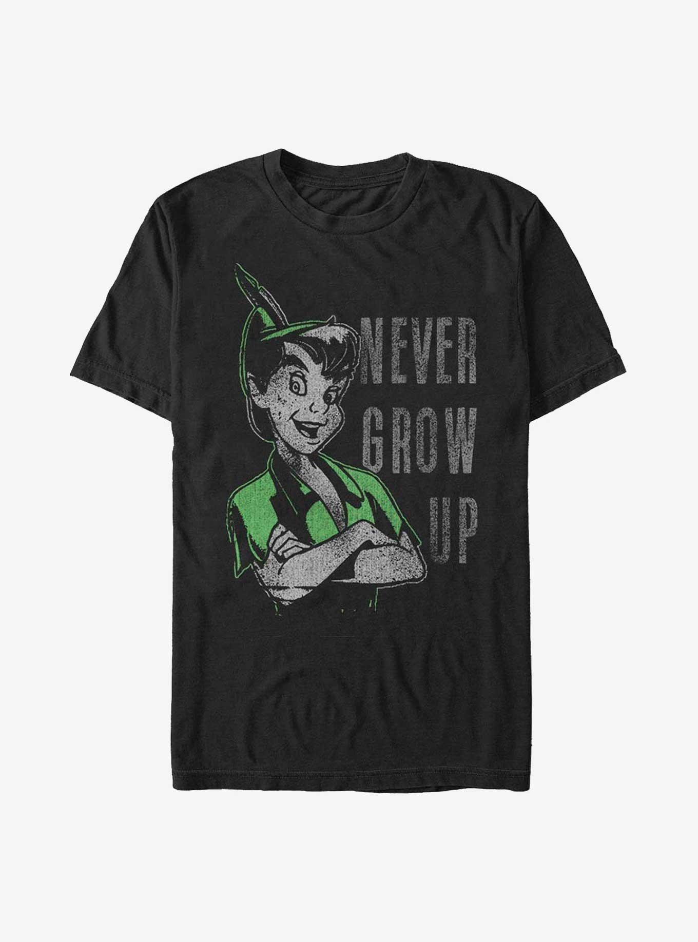 Disney Peter Pan Never Grow Up Character Portrait T-Shirt, , hi-res