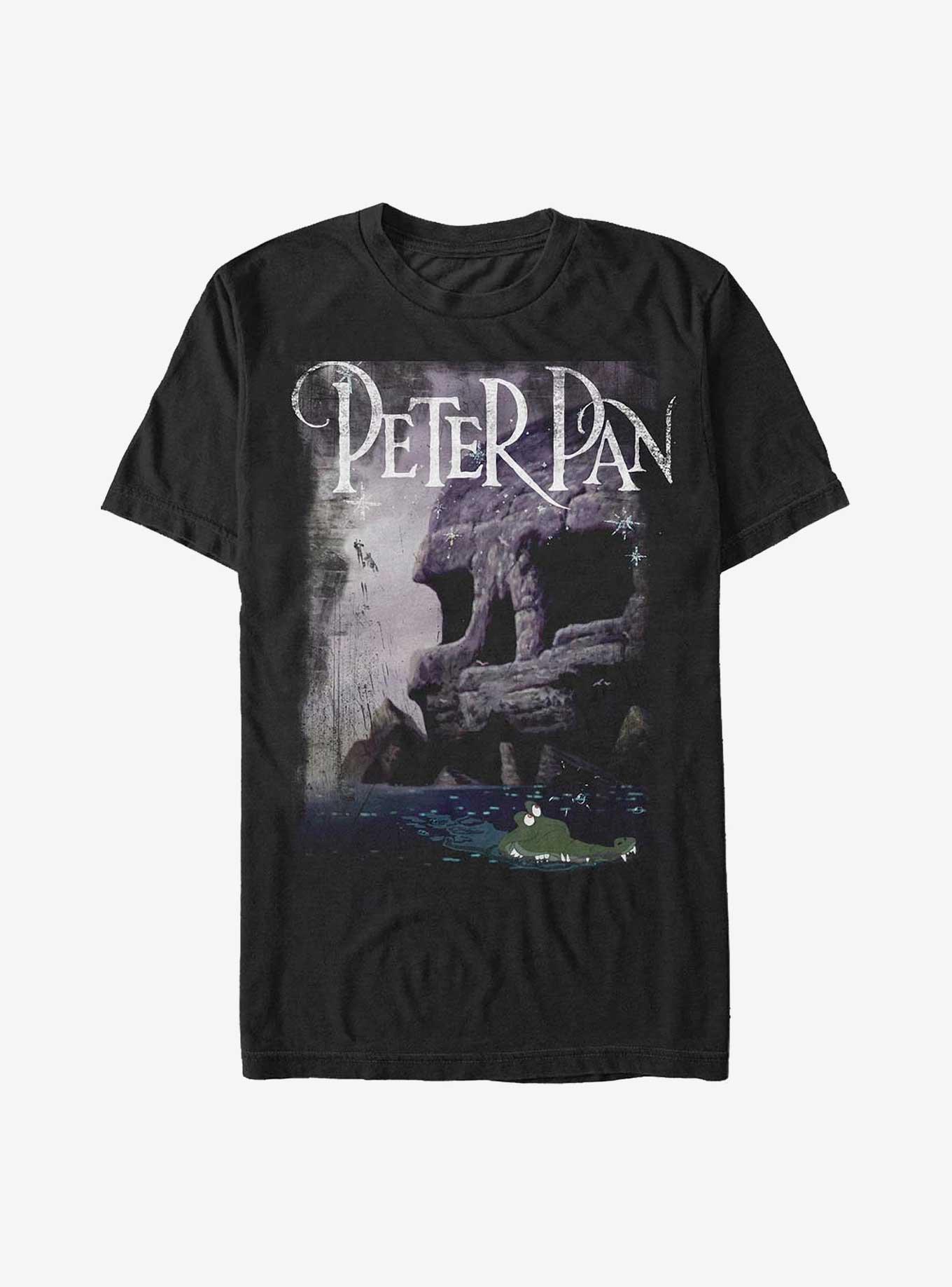 Disney Peter Pan Skull Rock T-Shirt, BLACK, hi-res