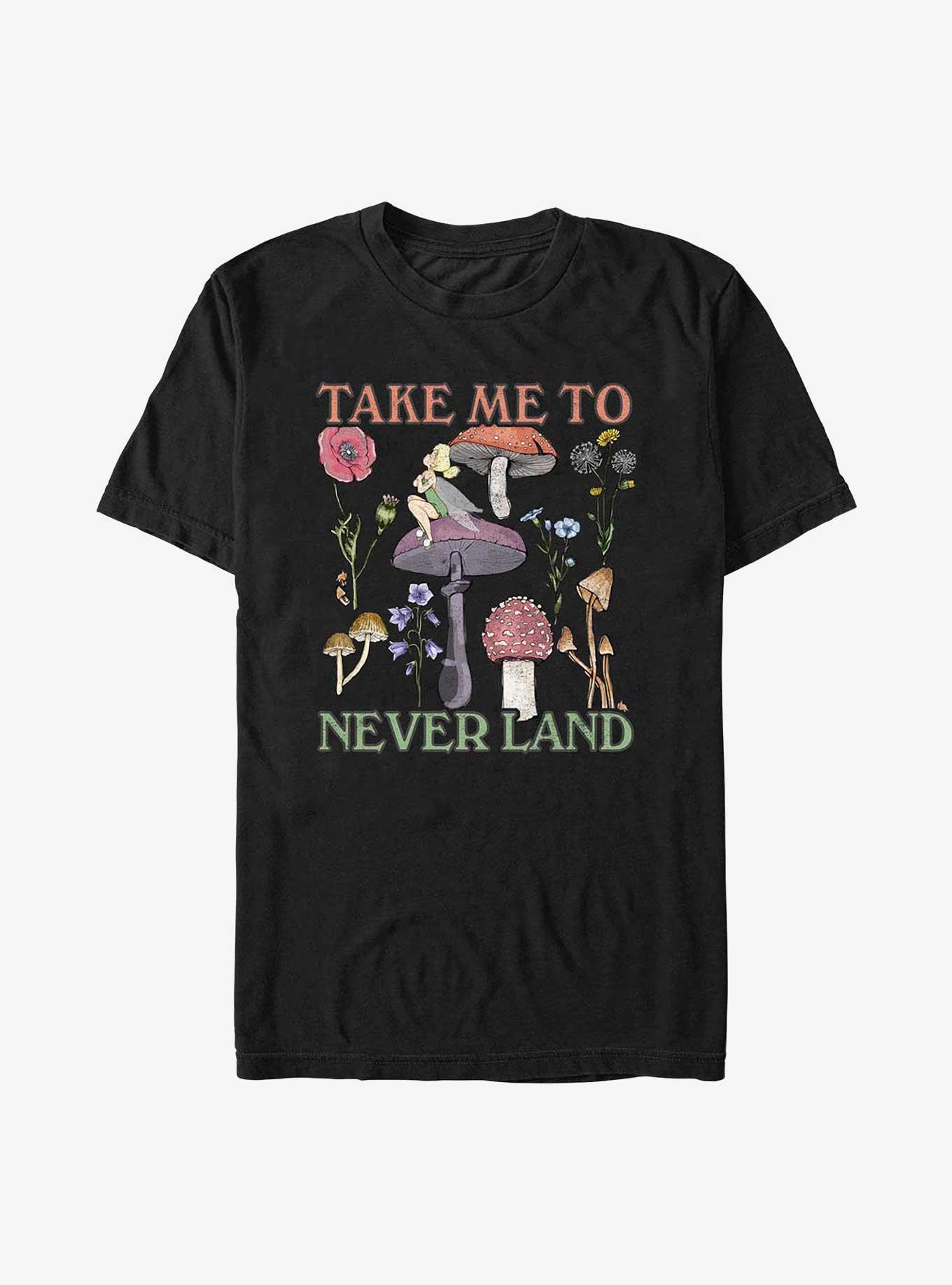 Disney Peter Pan Take Me To Never Land Cottagecore  T-Shirt, , hi-res